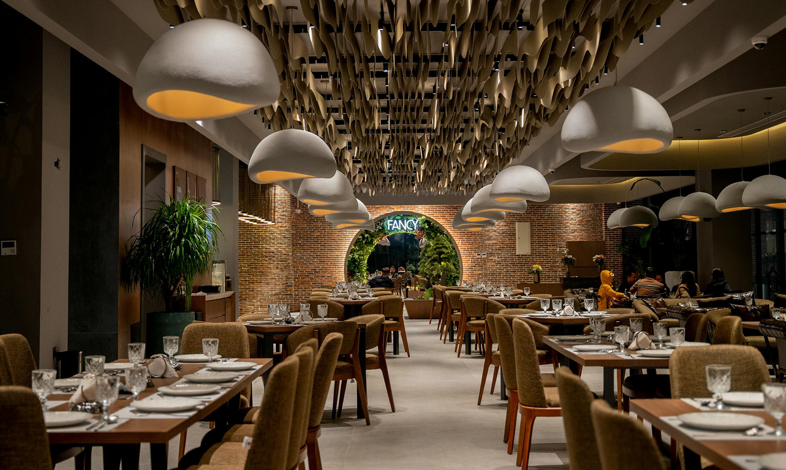 Urban café interior styling for lifestyle commercial environment